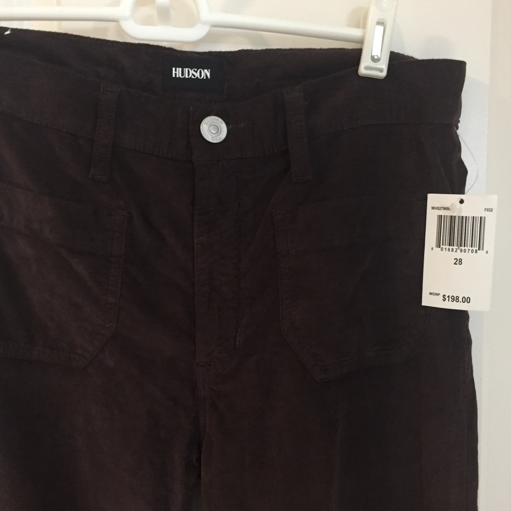 NWT Hudson FLAW High Waist Taylor Flare Cords - Picture 7 of 9